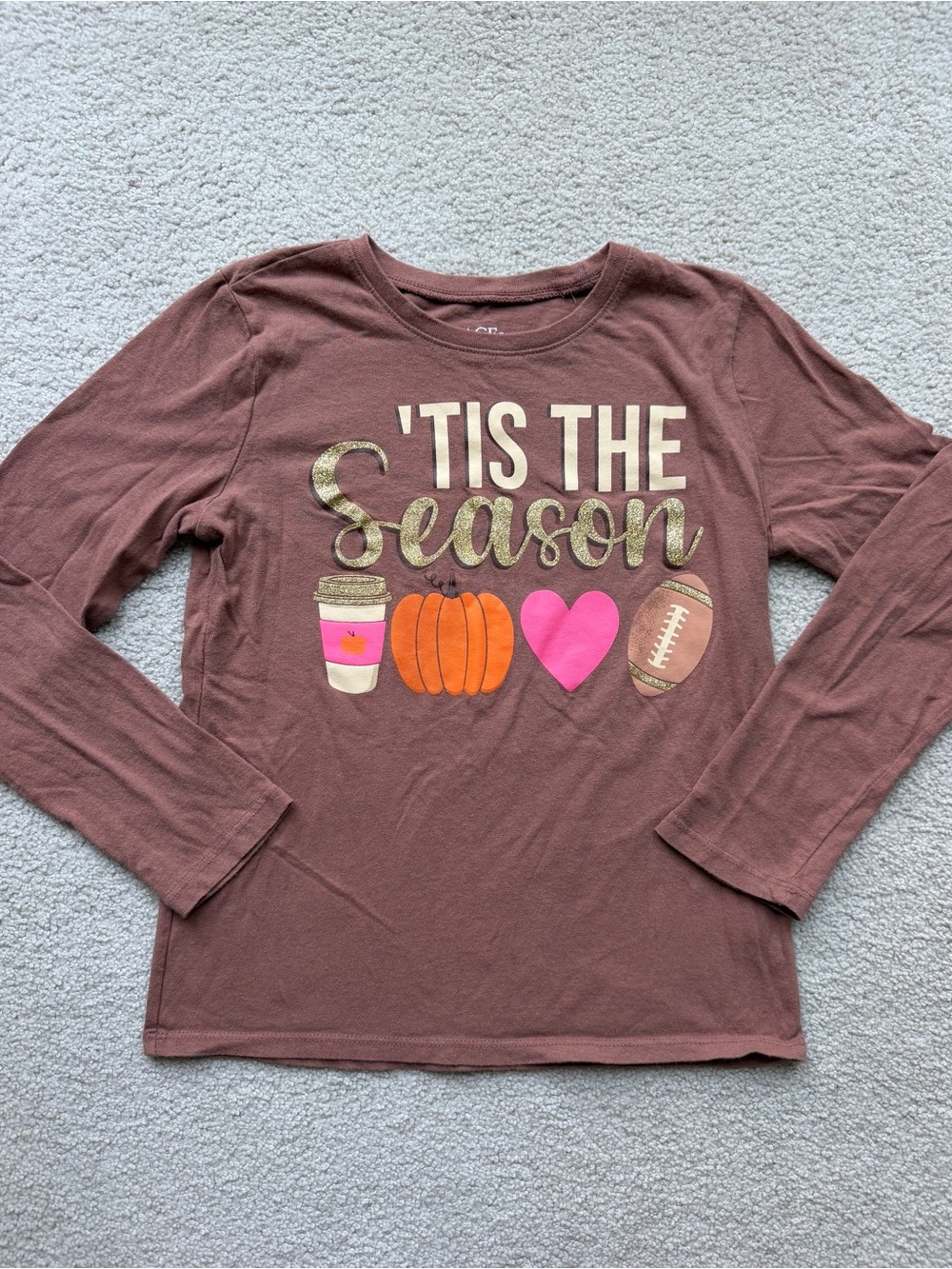 Children’s Place Long-Sleeve Fall Season Graphic Tee